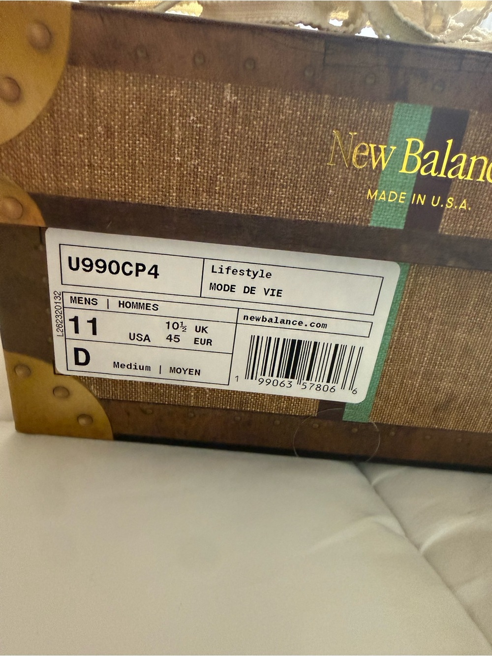 NEW BALANCE CNCPTS X 990V4 MADE IN USA 'PATINA' Pumpernickel/Dark Olivine Sz 11 - Picture 9 of 9